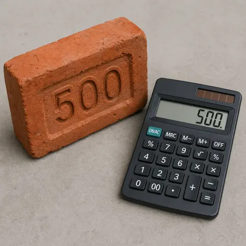 Bricks Per Sq Meter Calculator